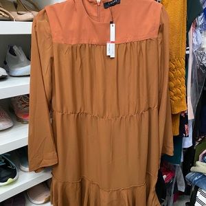 CAARA brown short dress